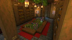 Cozy Rustic Storage House | Fully Furnished Flora Chest Room — Minecraft Build by RaekonBuilds (4)