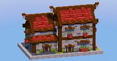 Mangrove Red Medieval House 13 — Minecraft Build by LeonisBuilds (1)