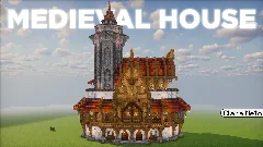Medieval House - Medieval Library — Minecraft Build by claraneto (1)