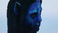 Female Avatar Bust — Minecraft Build by LeonisBuilds (2)