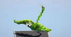 Green Parrot — Minecraft Build by LeonisBuilds (2)