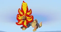 Mega Pyroar — Minecraft Build by LeonisBuilds (1)