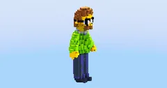 Ned from the Simpsons — Minecraft Build by LeonisBuilds (2)