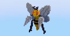 Beedrill from Pokemon — Minecraft Build by LeonisBuilds (2)
