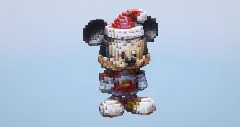 Christmas Mickey Mouse from Disney Mickey Mouse — Minecraft Build by LeonisBuilds (2)