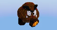 Goomba from Super Mario — Minecraft Build by LeonisBuilds (1)