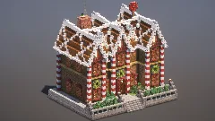 Christmas Gingerbread House — Minecraft Build by MellowHat (2)