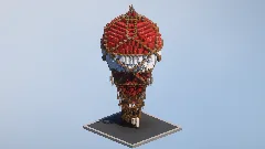 Red Hot Air Baloon — Minecraft Build by LeonisBuilds (1)