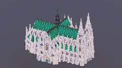 Dark Prismarine Gothic Cathedral — Minecraft Build by MellowHat (2)