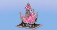 Pink Medieval Fantasy House 4 — Minecraft Build by LeonisBuilds (2)