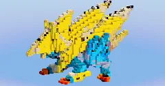 Mega Manectric from Pokemon — Minecraft Build by LeonisBuilds (1)