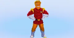 Zap Brannigan From Futurama — Minecraft Build by LeonisBuilds (1)
