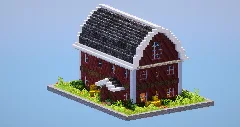 Red Barn — Minecraft Build by LeonisBuilds (1)