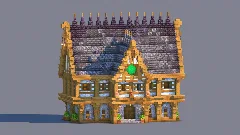 Medieval Trading Hall - Fully Decorated Interior | Download — Minecraft Build by RaekonBuilds (1)