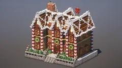 Christmas Gingerbread House — Minecraft Build by MellowHat (1)