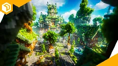 Evergrove Spawn — Minecraft Build by BlockyVerse (1)