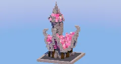 Pink Medieval Fantasy House 3 — Minecraft Build by LeonisBuilds (2)