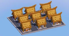 Oak Medieval Markets — Minecraft Build by LeonisBuilds (1)