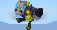 Ogerpon Cornerstone Mask — Minecraft Build by LeonisBuilds (2)