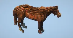 Brown Horse small — Minecraft Build by LeonisBuilds (1)