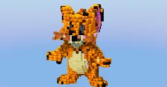 Jerry from Tom & Jerry — Minecraft Build by LeonisBuilds (1)