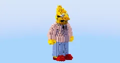 Grandpa from The Simpsons — Minecraft Build by LeonisBuilds (2)