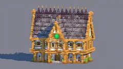 Medieval Trading Hall - Fully Decorated Interior | Download — Minecraft Build by RaekonBuilds (2)