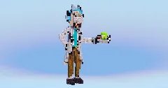 Rick from Rick and Morty — Minecraft Build by LeonisBuilds (3)