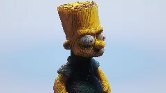 Bart Simpson — Minecraft Build by LeonisBuilds (2)
