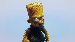 Bart Simpson — Minecraft Build by LeonisBuilds (3)