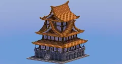 Japanese Castle Jungle wood Version — Minecraft Build by LeonisBuilds (1)