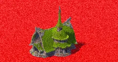 Elf Temple Green Roof — Minecraft Build by ImpossibleBuilds (1)