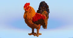 Rooster — Minecraft Build by LeonisBuilds (2)