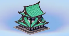 Japanese Temple Dark Copper — Minecraft Build by LeonisBuilds (2)
