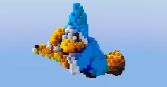 Kamek from Super Mario — Minecraft Build by LeonisBuilds (2)