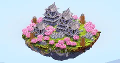 Japanese Floating Island — Minecraft Build by LeonisBuilds (3)