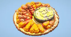 Plate of Food small — Minecraft Build by LeonisBuilds (1)