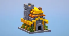 Clash of Clans Town Hall Level 7 — Minecraft Build by LeonisBuilds (1)
