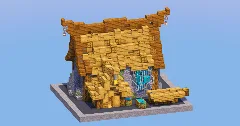 Oak Medieval Fisherman House — Minecraft Build by LeonisBuilds (1)