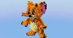 Jerry from Tom & Jerry — Minecraft Build by LeonisBuilds (2)