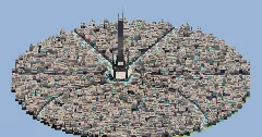 Futuristic Mega City, Fully Built 2500x2500 blocks map — Minecraft Build by LeonisBuilds (4)