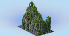 Ruined Overgrown Gothic Cathedral Original — Minecraft Build by LeonisBuilds (1)