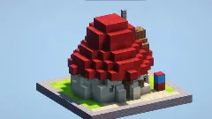 Papa Smurf House — Minecraft Build by LeonisBuilds (2)