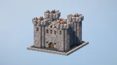 Small Medieval Fortress — Minecraft Build by LeonisBuilds (2)