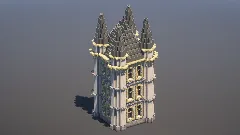 Gothic Castle Tower 2 — Minecraft Build by MellowHat (2)