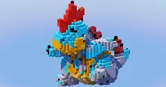 Croconaw from Pokemon — Minecraft Build by LeonisBuilds (2)