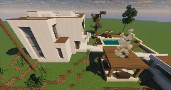 LA Modern House — Minecraft Build by ArchitectCraft (5)