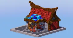 Mangrove Red Medieval Butcher House — Minecraft Build by LeonisBuilds (2)