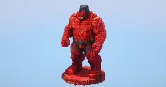 Red Hulk statue‎ — Minecraft Build by LeonisBuilds (2)