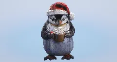 Christmas Penguin — Minecraft Build by LeonisBuilds (1)